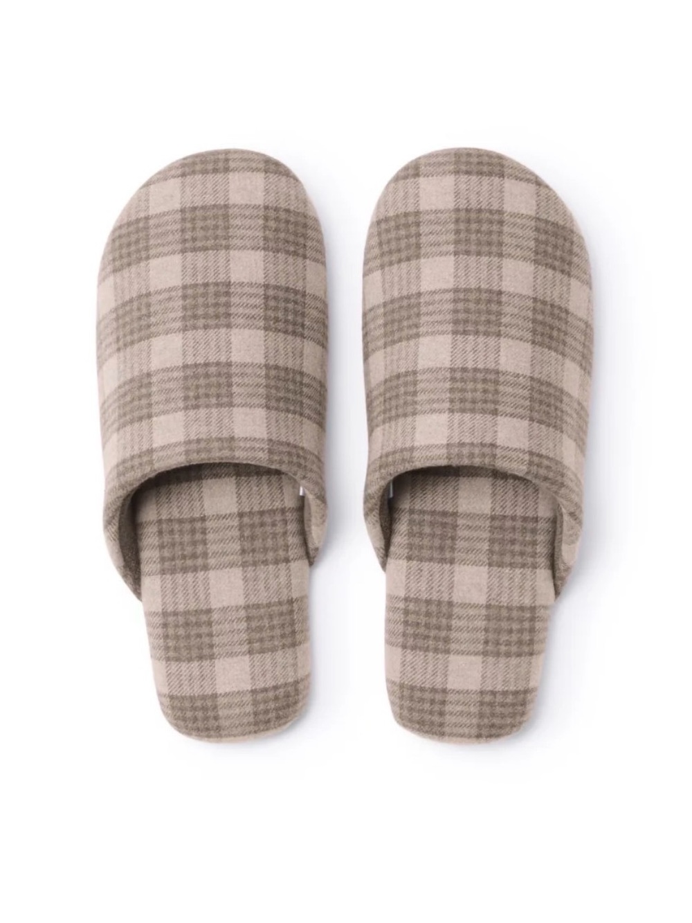 MUJI COTTON FLANNEL SOFT SLIPPERS CUSHIONED - Large